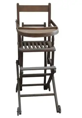 Starožitná vysoká stolička