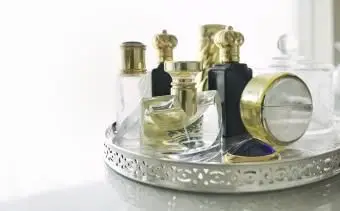 Plateau Miroir Vanité Antique