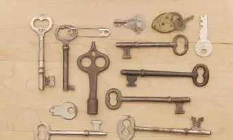 アンティークスケルトンキー識別ガイド