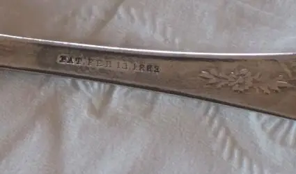 1883 년 특허받은 실버 스푼