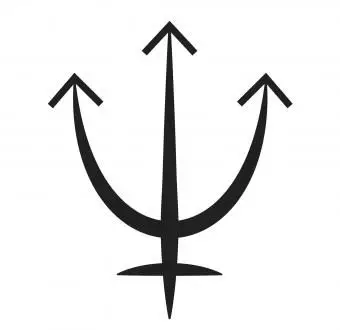 Symbol planety Neptun