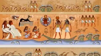 סצנת מצרים העתיקה, מיתולוגיה