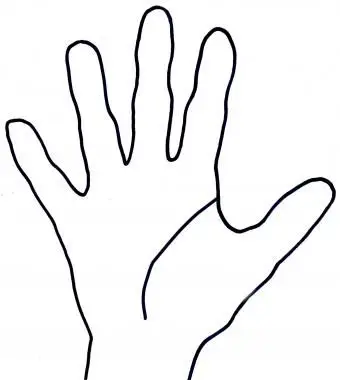 Linea della vita a portata di mano