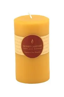 100% czysty wosk pszczeli 5x3 naturalny okrągły filar