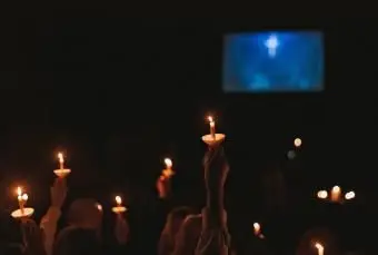 La veille de Noël aux chandelles