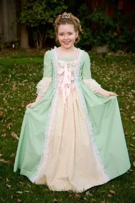 Fille déguisée en fille coloniale