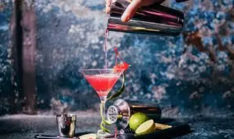 陽気なチェリーコスモポリタン