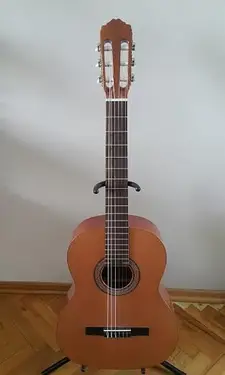 Ansicht der klassischen Gitarre