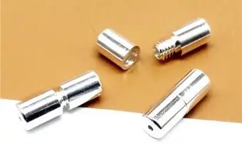 Fermoirs à vis en argent sterling