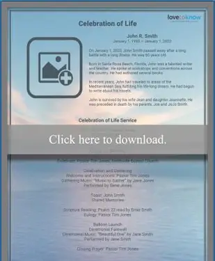 紙の片面を使ったライフプログラムのお祝い