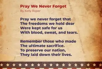 Poesia del Memorial Day per il servizio di preghiera