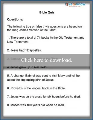 Bible Quiz