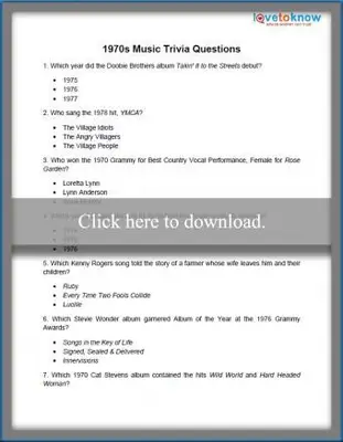 Curiosidades dos anos 1970