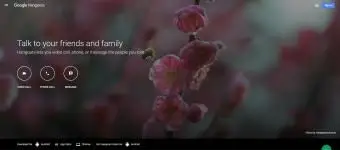 Screenshot z Google Hangouts