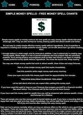 spiritedguruWebサイトのスクリーンショット