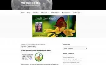 witchbemeWebサイトのスクリーンショット