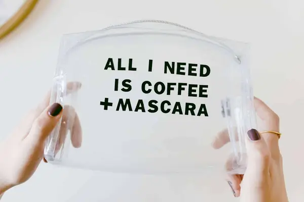 Try This: DIY Clear Makeup Bag 