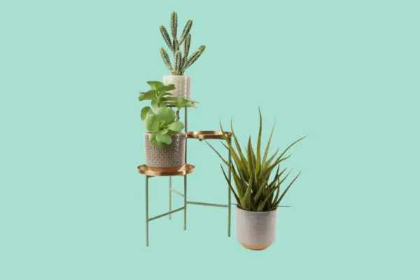 Iggy Metal Triple Plant Stand - Verdantvows