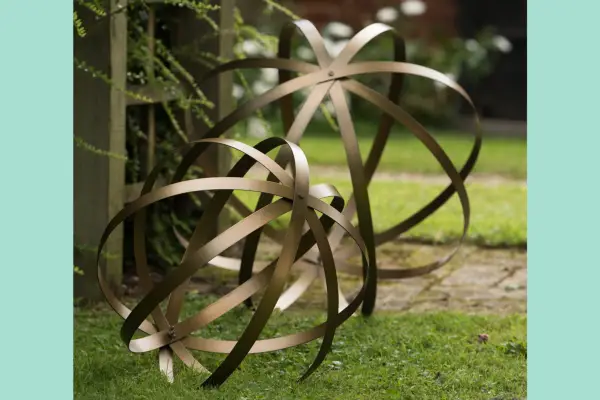 Sculptural Sphere Brass - Verdantvows