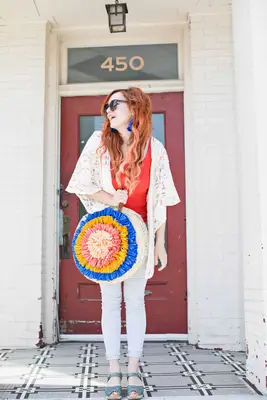 Fabric Tassel Bag DIY