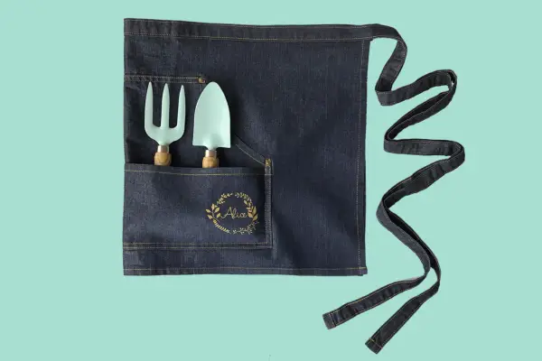Personalised Denim Gardening Apron - Verdantvows