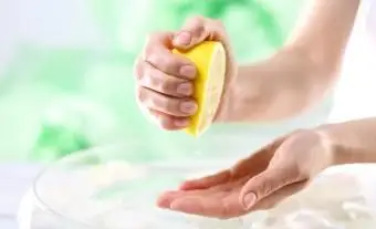 Zitronensaft, Naturkosmetik