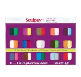 Muestrario de arcilla polimérica Sculpey