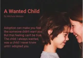 Poesie sull'adozione: un bambino ricercato