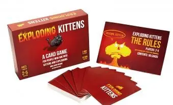 Eksplodująca gra karciana z kociętami