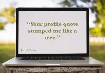 포춘 쿠키에 대한 온라인 데이트 프로필 견적