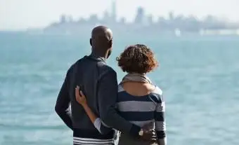 도시의 스카이 라인을보고 몇