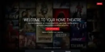 Captura de tela do BigFlix