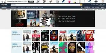Captura de tela da Amazon