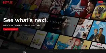 Captura de tela do Netflix