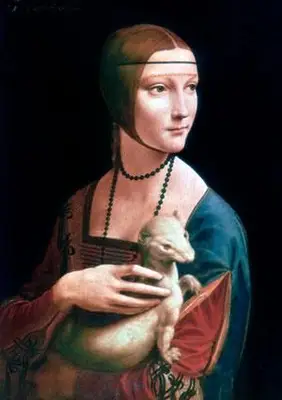 Retrato de Cecilia Gallerani usando uma barbeta