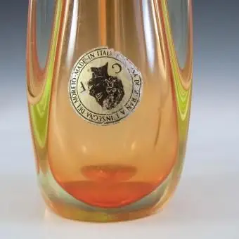 Vaso de vidro Galliano Ferro Murano