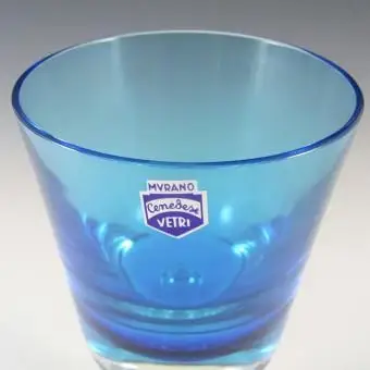 Castiçal de vidro Cenedese Murano