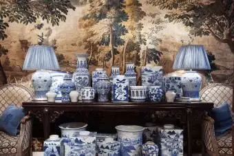 La historia de Blue Willow China: historia, patrón y valor