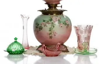 Depressionsglas aus den 1930er Jahren