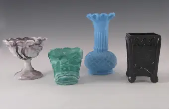 슬래그 유리 란? 골동품 작품과 가치