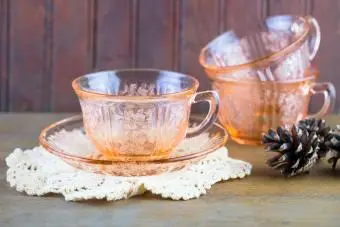 Vaso de depresión rosa