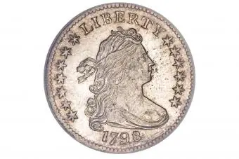 1798 Pequeña moneda de 8 centavos