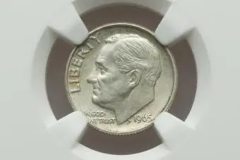 Error de transición de 1965 Roosevelt Dime