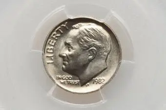 1982 Sin marca de moneda Roosevelt Dime
