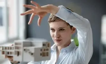 מחזיק מודל אדריכלי