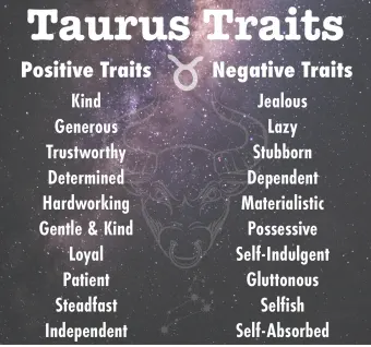 9 강력한 황소 자리 성격 특성, 밝혀