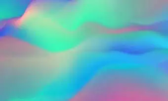 파란색, 청록색 및 분홍색의 곡선