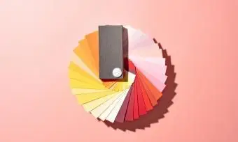 Campione colore carta rossa