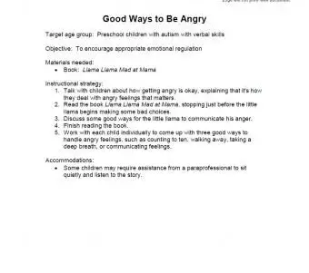 화를내는 좋은 방법 수업 계획