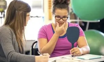 Sprachtherapie Übung